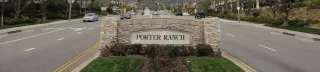 Porter Ranch road sign